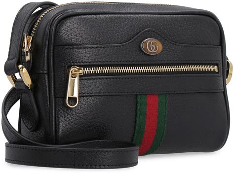 gucci leather chest bag men photo